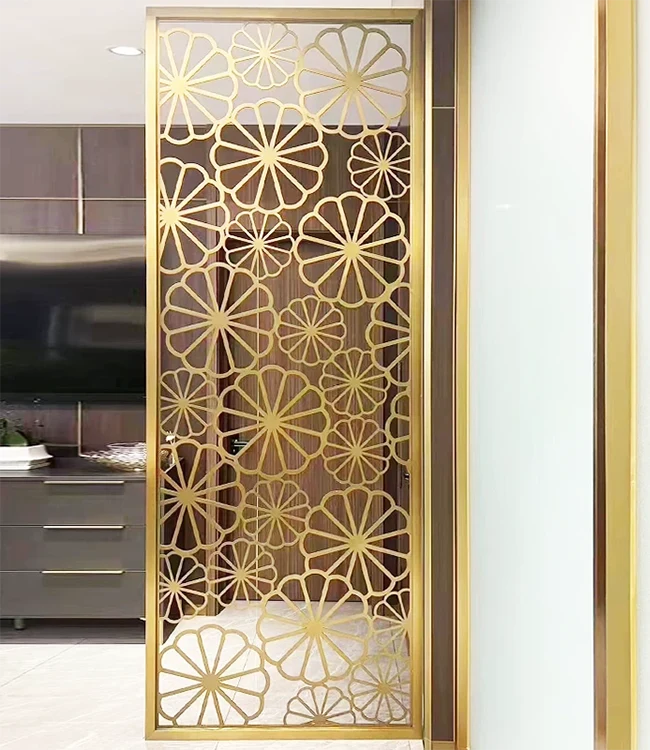 Bagaimana Layar Terpisah Ruang Stainless Steel Gaya Artistik Mengubah Interior Modern